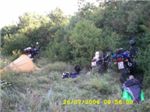 На ночевке под Ростовом.Таже компания.